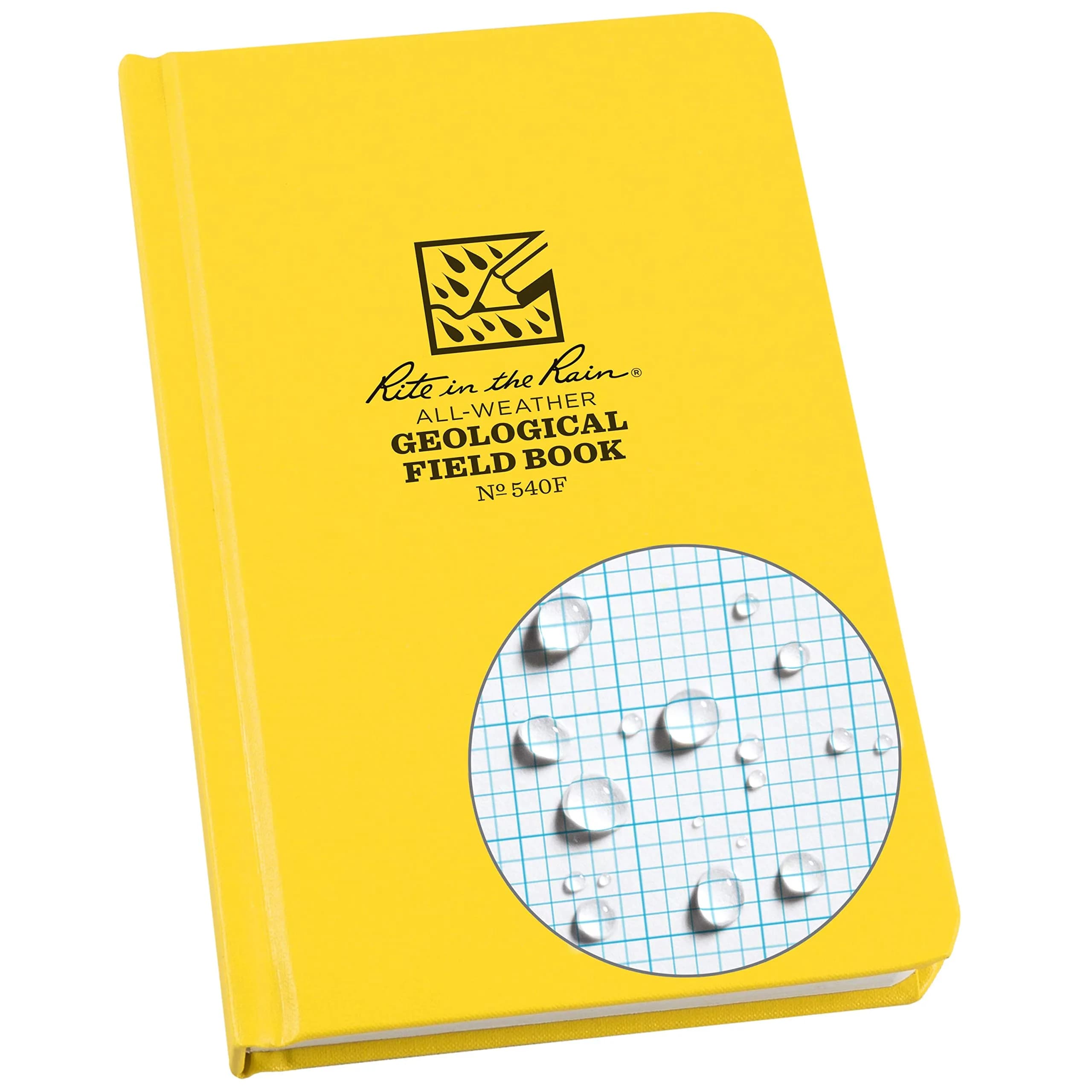 Rite in the Rain Weatherproof Hard Cover Notebook 4.75" x 7.5" (12cm x 19.1cm) | Geological Pattern, 80 Sheets — Book