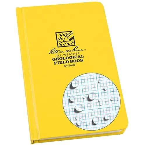 Rite in the Rain Weatherproof Hard Cover Notebook 4.75" x 7.5" (12cm x 19.1cm) | Geological Pattern, 80 Sheets thumbnail 1