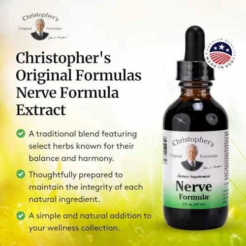 Christopher's Original Formulas Nerve Formula 2 oz | Herbal Support for Relaxation & Well-being thumbnail 4