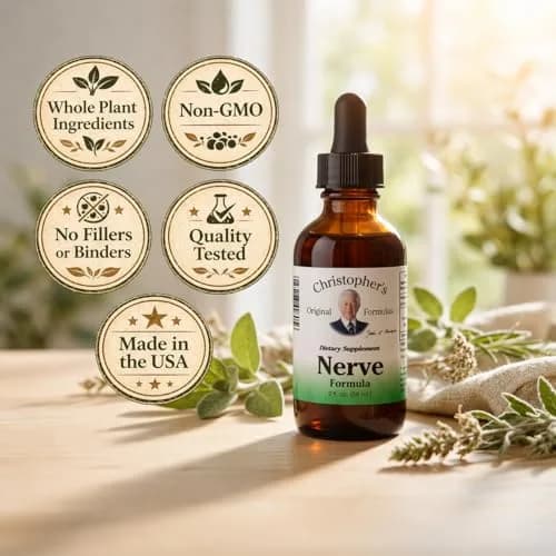 Christopher's Original Formulas Nerve Formula 2 oz | Herbal Support for Relaxation & Well-being thumbnail 6