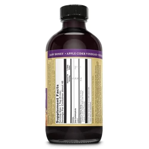 ZAND Elderberry & Honey Immune Syrup 8 Fl Oz | Natural Elderberry & Honey Support thumbnail 2