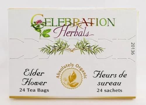 Celebration Herbals Organic Elder Flower Tea Bags 24 Count | Certified Organic Elderberry Tea for Relaxation & Wellness thumbnail 7