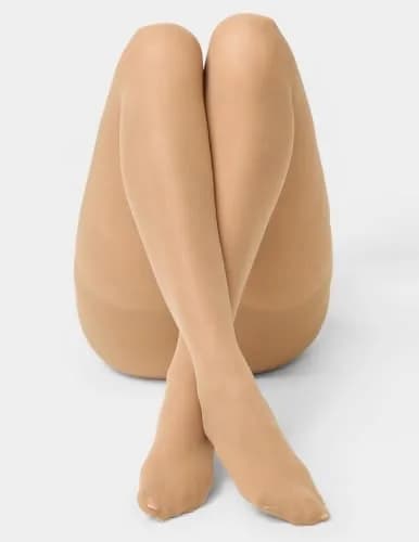 No Nonsense Great Shapes All Over Shaper Pantyhose With Sheer Toe Hosiery, Beige Mist, Size-C US | Slim Control & Sheer Fit (120 chars) thumbnail 2