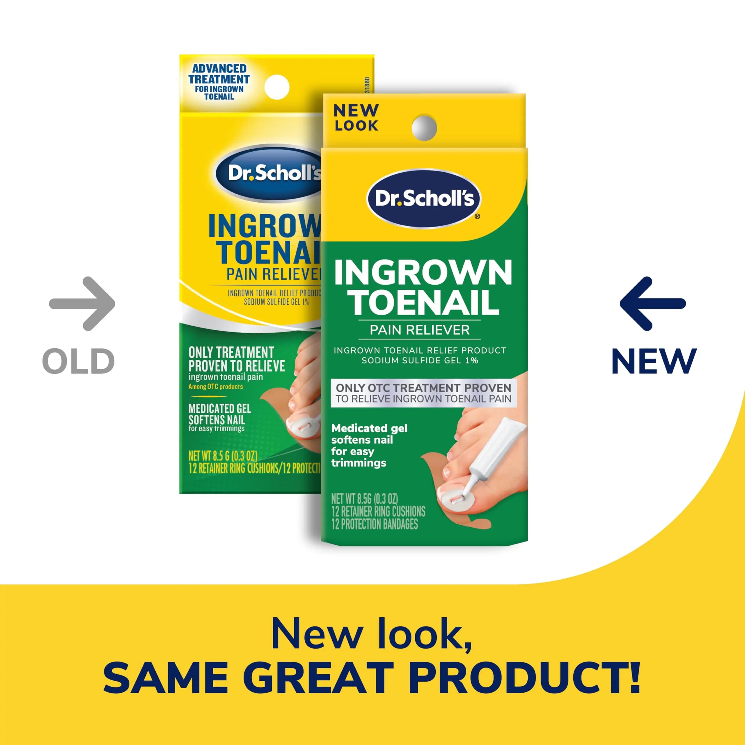 Dr. Scholl's Ingrown Toenail Pain Reliever Medicated Gel 0.3 Oz (8.87 ml) | Proven OTC Pain Relief - view 2