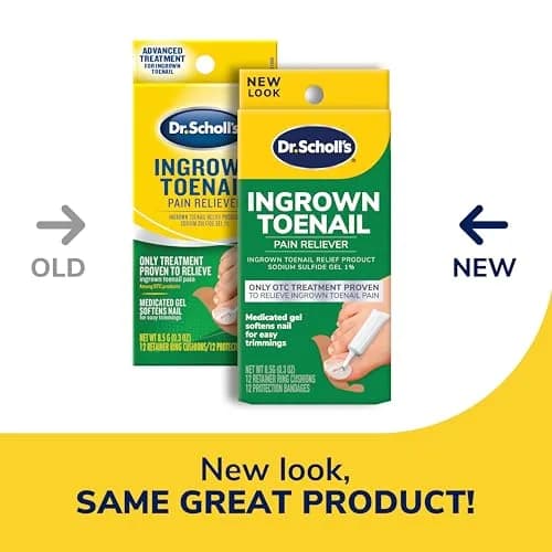 Dr. Scholl's Ingrown Toenail Pain Reliever Medicated Gel 0.3 Oz (8.87 ml) | Proven OTC Pain Relief thumbnail 2