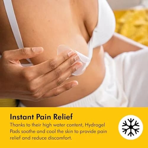 Medela Hydrogel Pads for Sore Nipples | Cooling Moisture Supports Natural Healing, Pack of 4 thumbnail 4