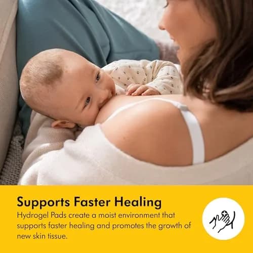 Medela Hydrogel Pads for Sore Nipples | Cooling Moisture Supports Natural Healing, Pack of 4 thumbnail 5