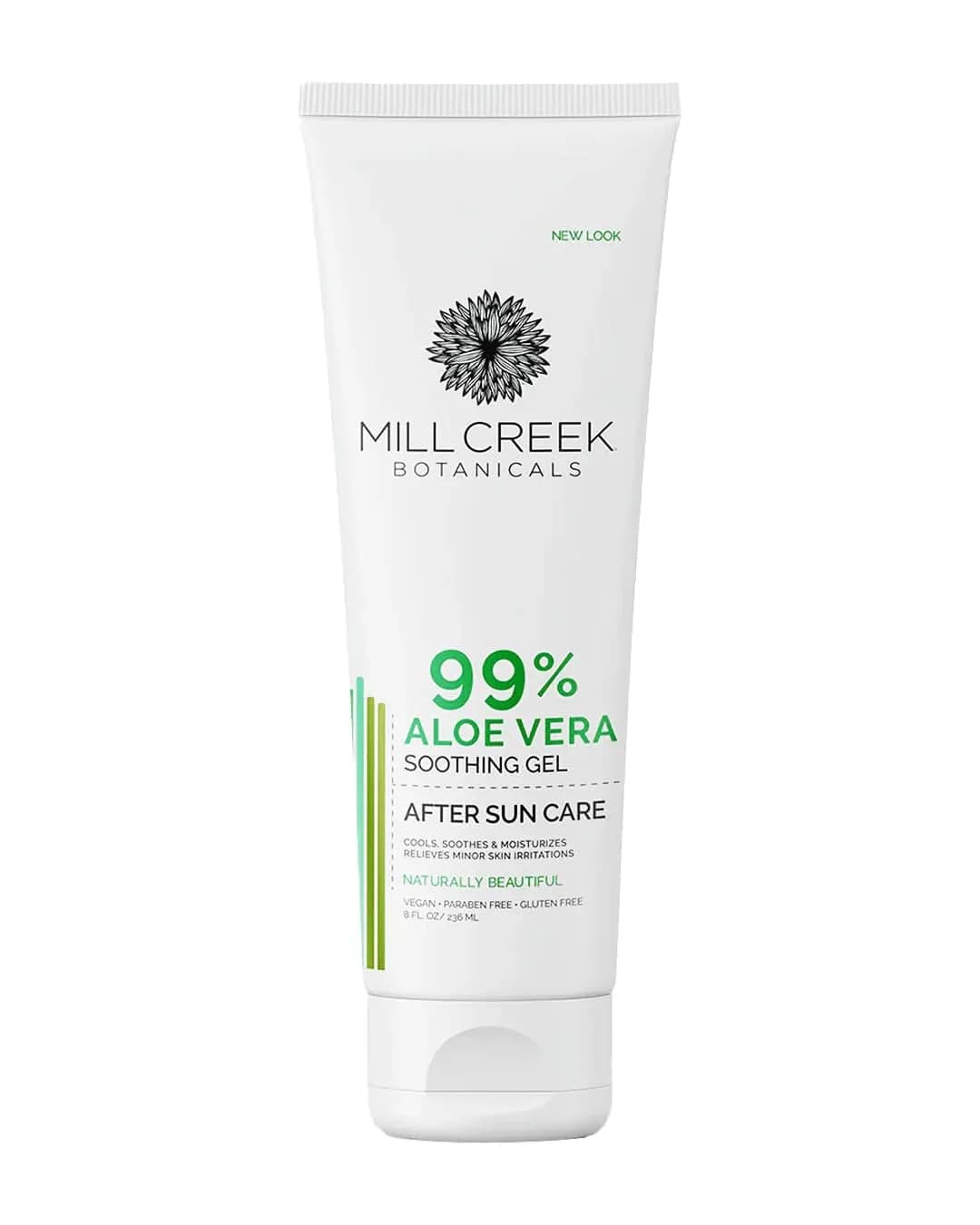 Mill Creek Aloe Vera Gel, 8 Ounce | Soothes Sunburn & Skin Irritations — 8 Ounce