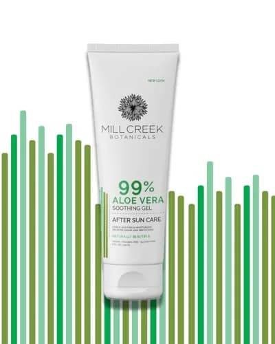 Mill Creek Aloe Vera Gel, 8 Ounce | Soothes Sunburn & Skin Irritations thumbnail 2