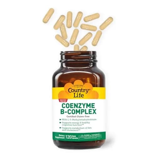 Country Life Coenzyme B-Complex 120 Capsules | Supports Energy & Brain Function thumbnail 3