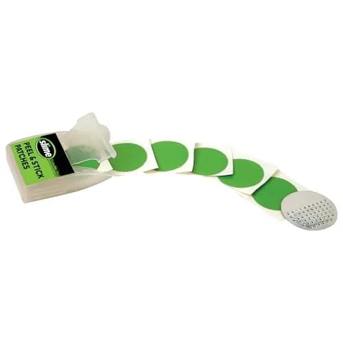 Slime Bike Skabs Pre-Glued Patch Kit | Peel & Stick, 6 Patches, Metal Scuffer, Compact Storage thumbnail 2