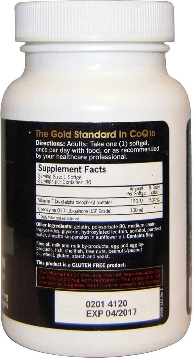 Qunol Ultra CoQ10 100mg Softgels (30 Count) | Heart Health & Energy Production - view 2