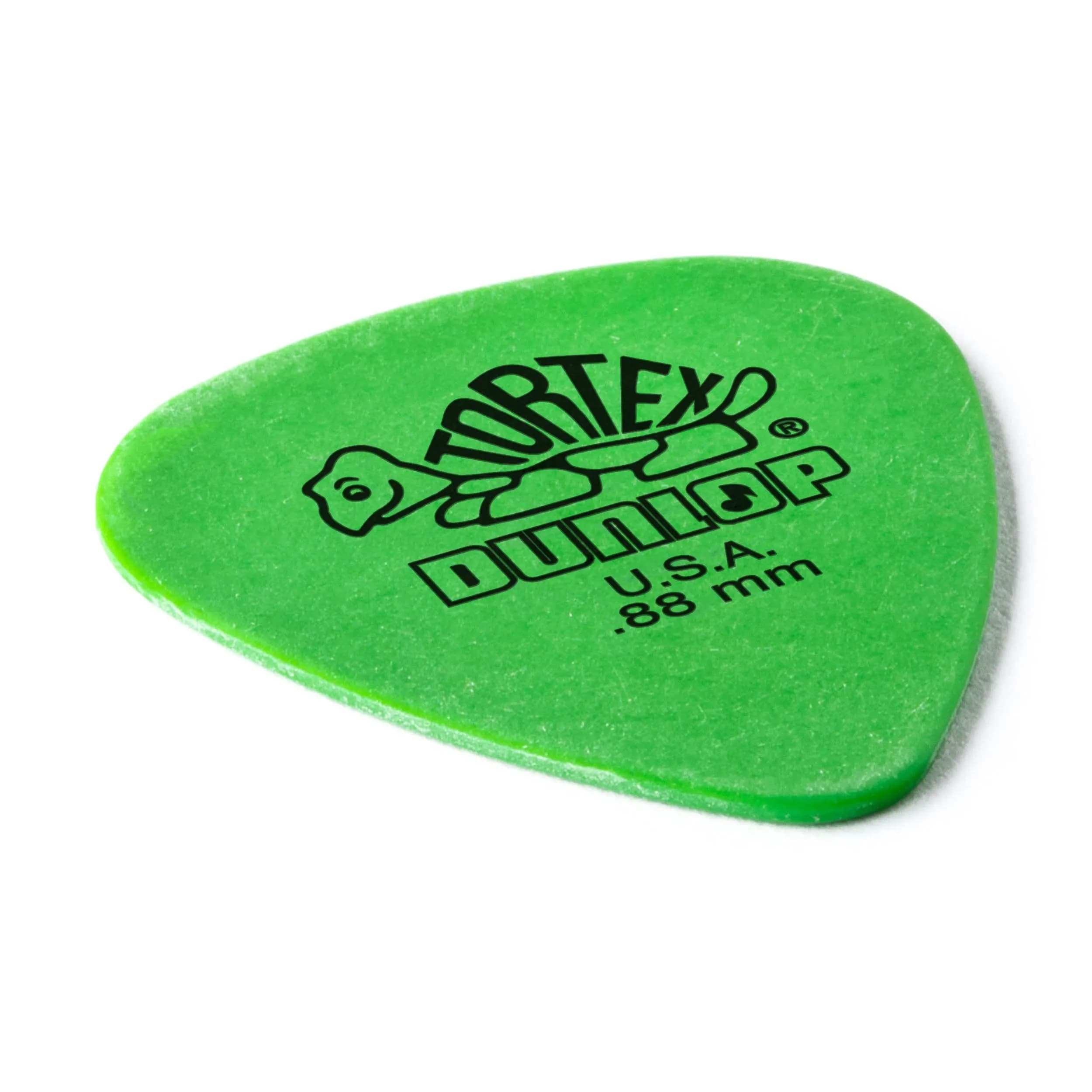 Jim Dunlop Tortex Standard Guitar Picks .88mm Green - 36 Pack | Bright Snappy Attack - view 8