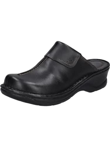 Josef Seibel Carole Women’s Clog, Black, EU 40 (US 9-9.5) Medium | Premium Leather Support & Comfort thumbnail 1
