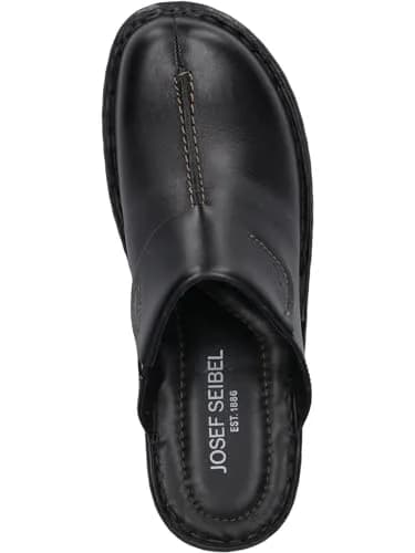 Josef Seibel Carole Women’s Clog, Black, EU 40 (US 9-9.5) Medium | Premium Leather Support & Comfort thumbnail 6