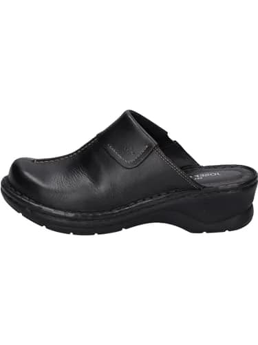 Josef Seibel Carole Women’s Clog, Black, EU 40 (US 9-9.5) Medium | Premium Leather Support & Comfort thumbnail 2