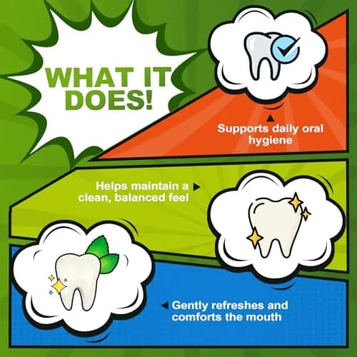 The Natural Dentist Peppermint Twist Mouthwash 499ml (16.9 Fl Oz) | Alcohol-Free Daily Rinse thumbnail 3