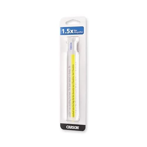 Carson MagniRead 1.5x Magnifier | Crystal Clear Acrylic Lens for Reading & Fine Print thumbnail 4