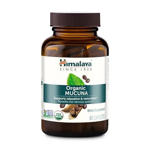 Himalaya USDA Organic Mucuna Pruriens Supplement, 600 mg | Supports Relaxation & Mood (110 chars) thumbnail 1