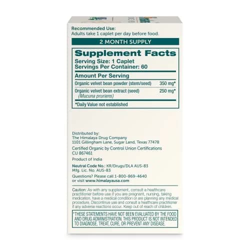 Himalaya USDA Organic Mucuna Pruriens Supplement, 600 mg | Supports Relaxation & Mood (110 chars) thumbnail 2