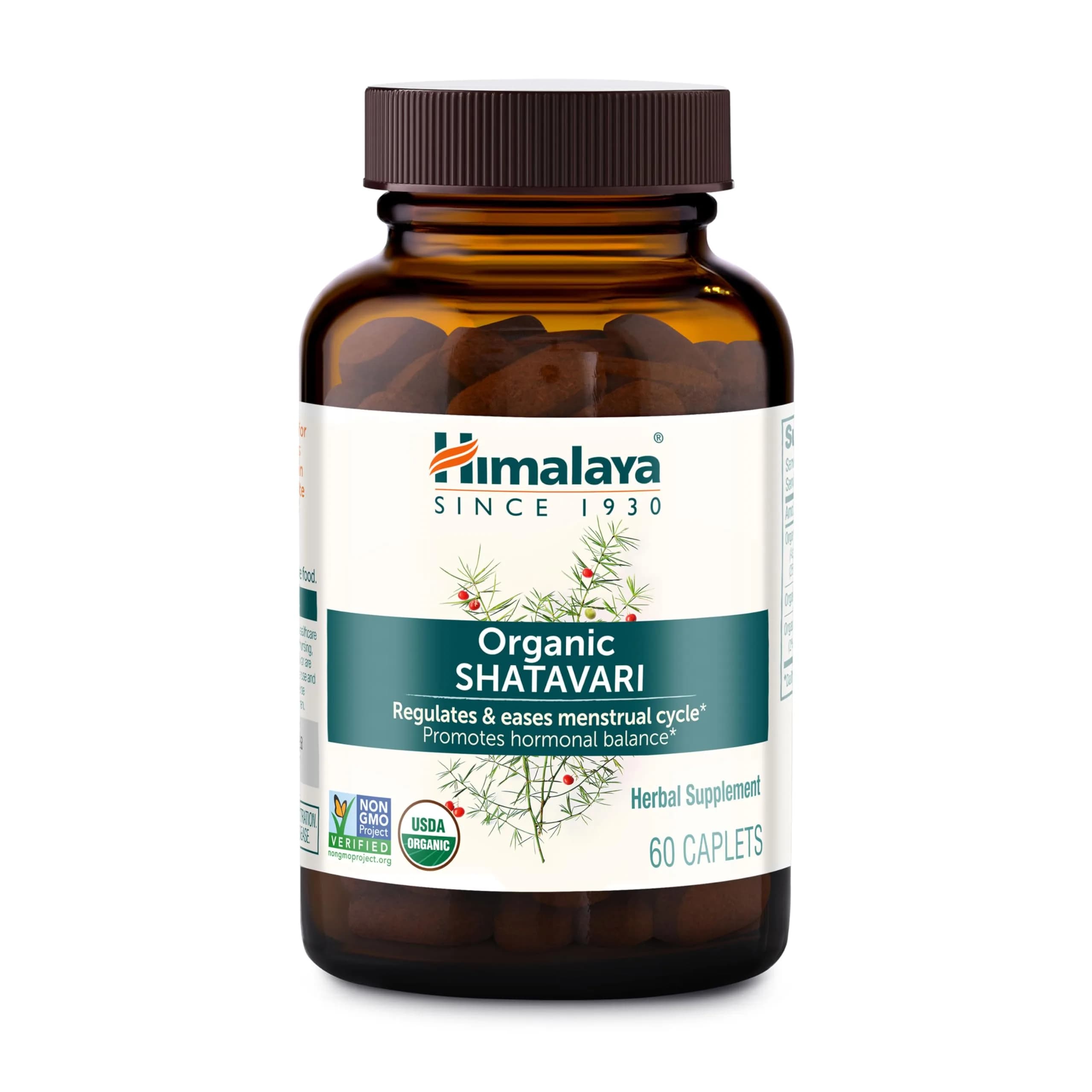 Himalaya Shatavari Capsules 1300 mg | Supports Hormone Balance & Menstrual Relief for Women — Multicolour