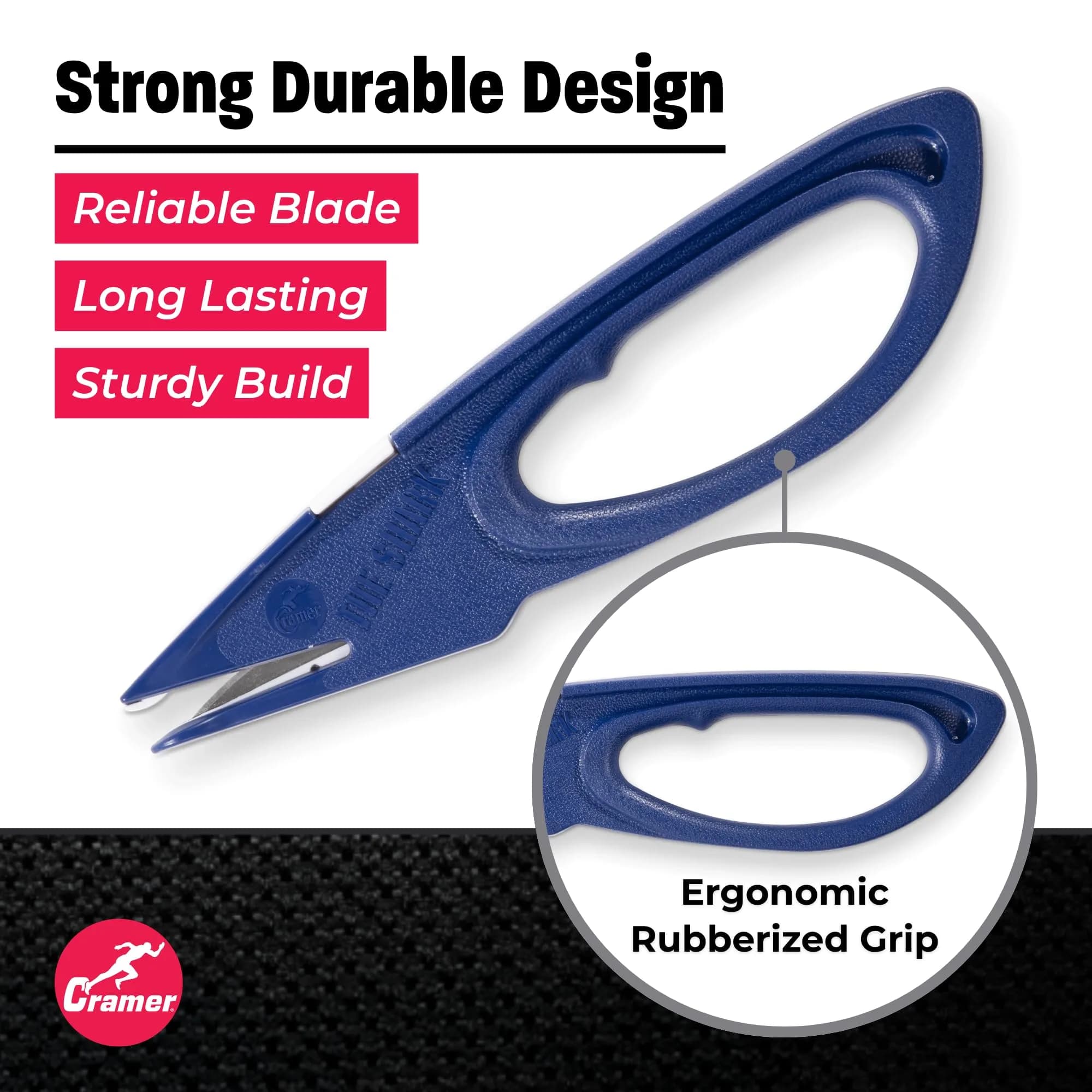 Cramer Shark Tape Cutter & Remover Standard Tape Cutter | Safe Edge Scissors for Athletic Tape & Bandages - view 5