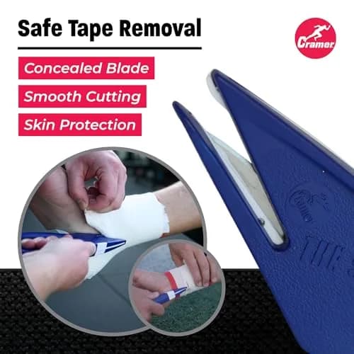 Cramer Shark Tape Cutter & Remover Standard Tape Cutter | Safe Edge Scissors for Athletic Tape & Bandages thumbnail 2