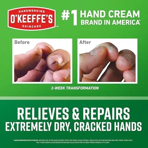 O'Keeffe's Working Hands Hand Cream 96g (3.4 oz) Jar | Clinically Proven Relief for Extreme Dryness thumbnail 2
