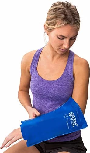 Chattanooga ColPac Reusable Gel Ice Pack Half Size 19 cm x 28 cm | Cold Therapy for Aches, Swelling, Bruises, Sprains, Inflammation thumbnail 4