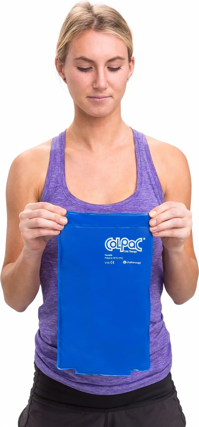 Chattanooga ColPac Reusable Gel Ice Pack Half Size 19 cm x 28 cm | Cold Therapy for Aches, Swelling, Bruises, Sprains, Inflammation - view 8