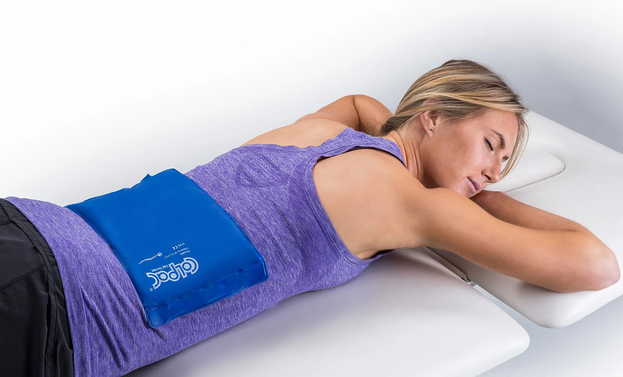 Chattanooga ColPac Reusable Gel Ice Pack Half Size 19 cm x 28 cm | Cold Therapy for Aches, Swelling, Bruises, Sprains, Inflammation - view 3