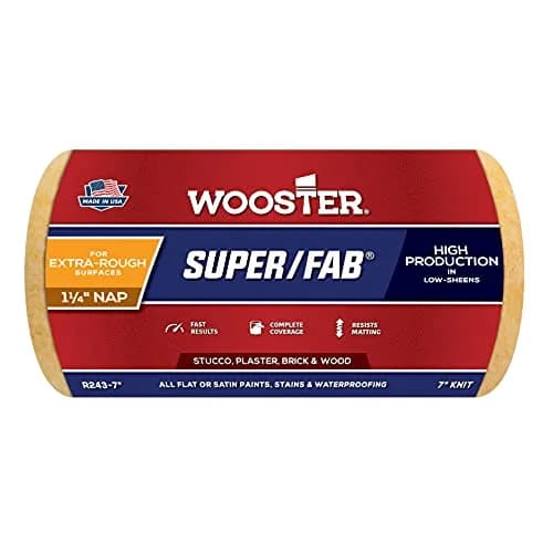Wooster Super/Fab Roller Cover 1-1/4-Inch Nap 7-Inch | Professional Quality for All Paints thumbnail 1
