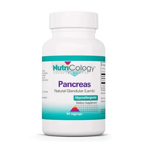 Allergy Research Group Nutricology Pancreas Lamb, Freeze Dried, 90 Count | Supports Digestive Enzymes & Bioactivity thumbnail 1
