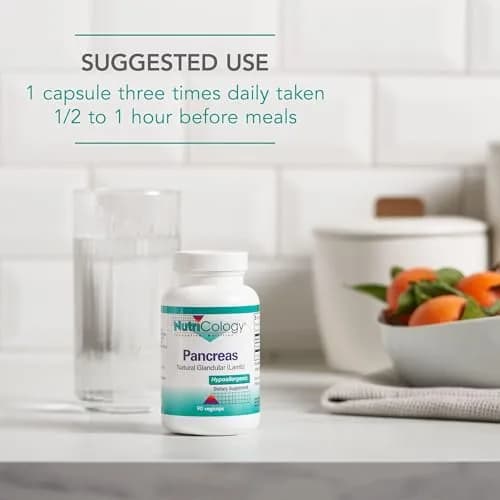 Allergy Research Group Nutricology Pancreas Lamb, Freeze Dried, 90 Count | Supports Digestive Enzymes & Bioactivity thumbnail 6