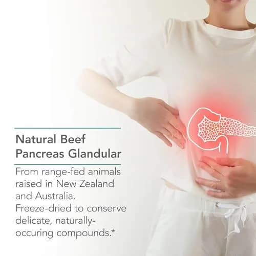 Allergy Research Group Nutricology Pancreas Lamb, Freeze Dried, 90 Count | Supports Digestive Enzymes & Bioactivity thumbnail 4