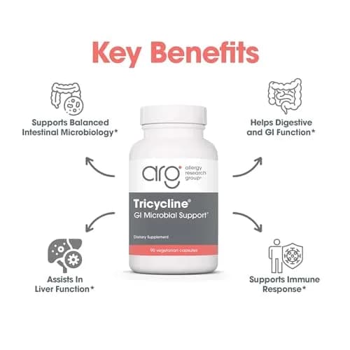 Allergy Research Group TriBiotics Berberine Artemisinin 90 Capsules | GI Support & Microbial Balance thumbnail 4