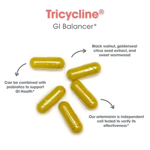 Allergy Research Group TriBiotics Berberine Artemisinin 90 Capsules | GI Support & Microbial Balance thumbnail 5