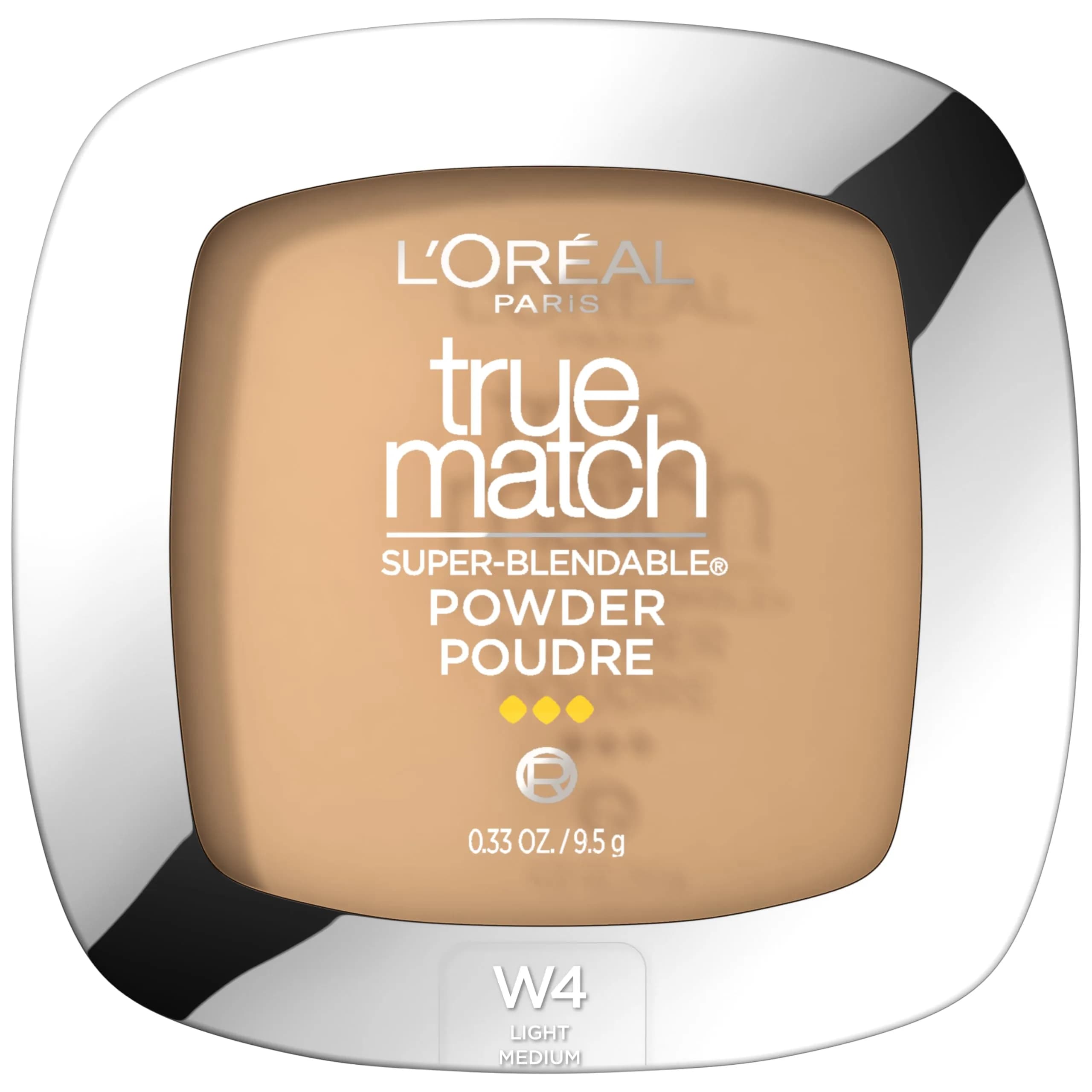L'Oreal Paris True Match W4 Light Medium Oil-Free Powder Foundation - 0.33 oz - main product image