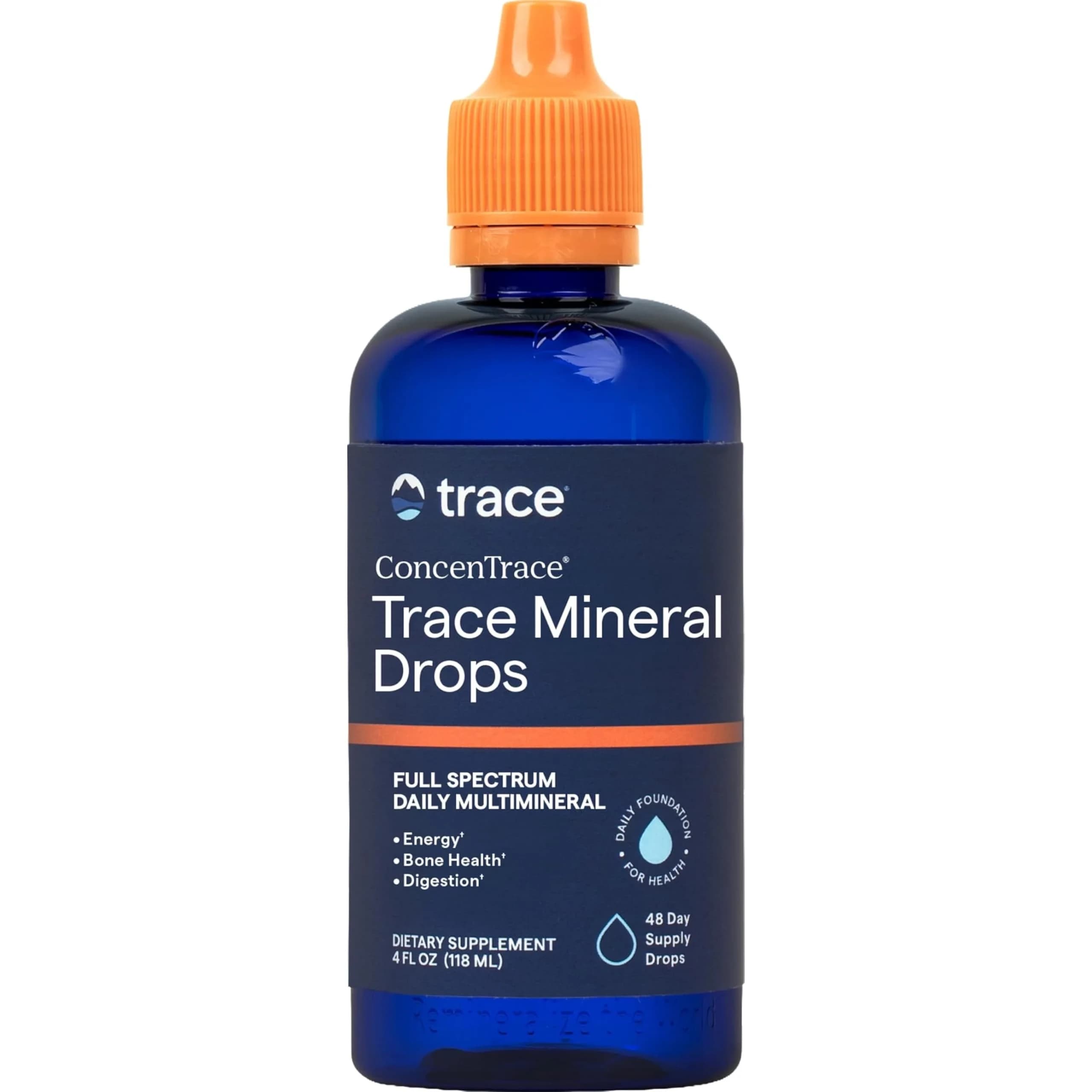 Trace Minerals ConcenTrace Mineral Drops 118ml (4 Fl Oz) | Ionic Minerals for Energy & Hydration