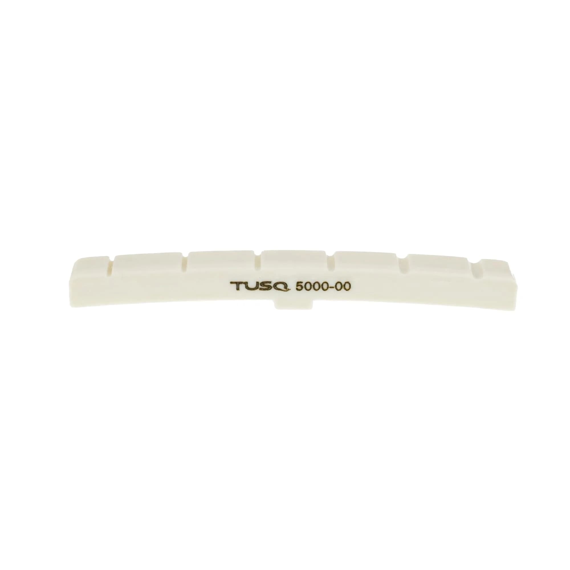 Graph Tech TUSQ Slotted Strat Style Guitar Nut PQ-5000-00 | Fits Fender Style Guitars — Ceramic White