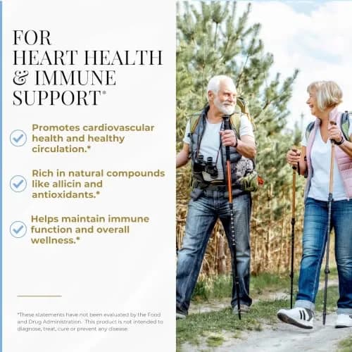 ECLECTIC INSTITUTE Garlic Capsules 50 CT | Heart & Immune Support, US Grown, Vegan, Gluten-Free thumbnail 6