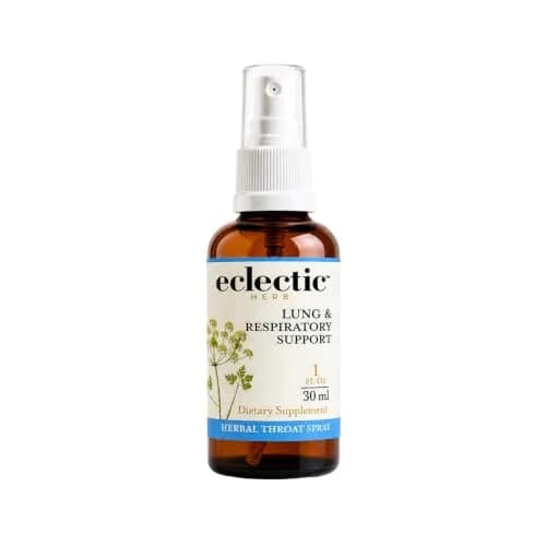 Eclectic Institute Lung & Respiratory Support Herbal Throat Spray | Natural, Vegan, Non-GMO (1 fl oz | 30 ml) thumbnail 1