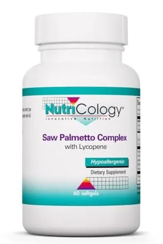 Allergy Research Group Saw Palmetto Complex with Lycopene 60 Softgels | Supports Prostate & Urinary Health thumbnail 1