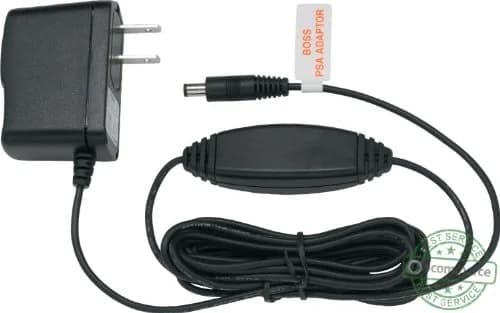 Boss PSA-120S Power Adapter | Industry Standard 120V AC, 10 ft Cable, Black, for BOSS Pedals & Instruments thumbnail 1