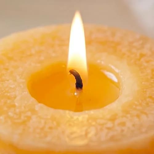 Aroma Naturals Lavender & Tangerine Pillar Candle 6.4cm x 10.2cm (2.5" x 4") | Relaxing Aromatherapy Scent thumbnail 6