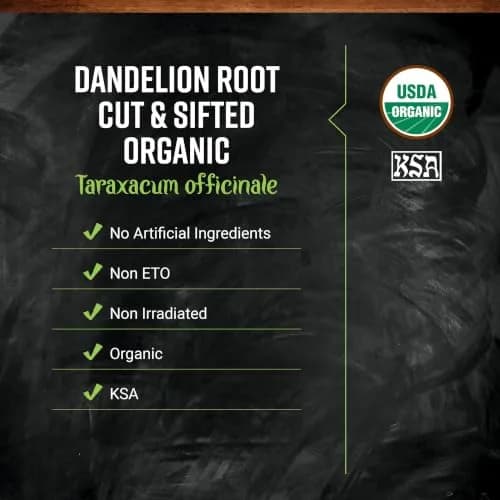 Frontier Dandelion Root Cut & Sifted ORGANIC 16-Ounces | Traditional Liver Herb with Vitamins thumbnail 2