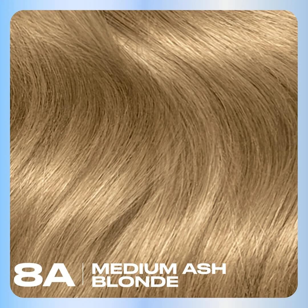 Clairol Nice'n Easy Permanent Hair Dye 8A Medium Ash Blonde 185ml (6.26 Fl Oz) | 100% Gray Coverage - view 3
