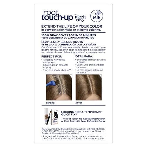Clairol Root Touch-Up Permanent Hair Color Creme, 6 Light Brown, 1 Count | Blends Salon Shades in 10 Minutes thumbnail 2