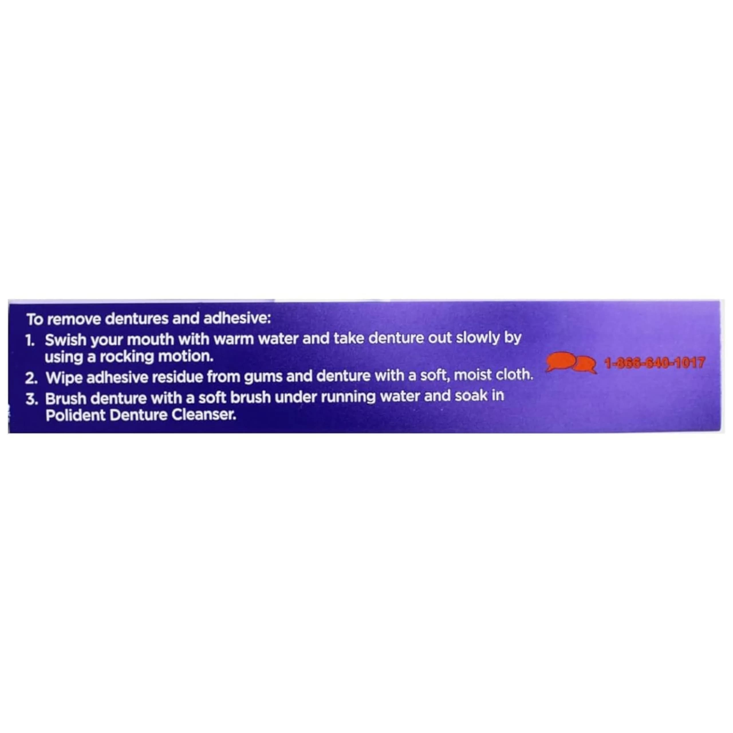 Super Poli-Grip Denture Adhesive Strips 40 Count | All-Day Comfort Seal - view 7