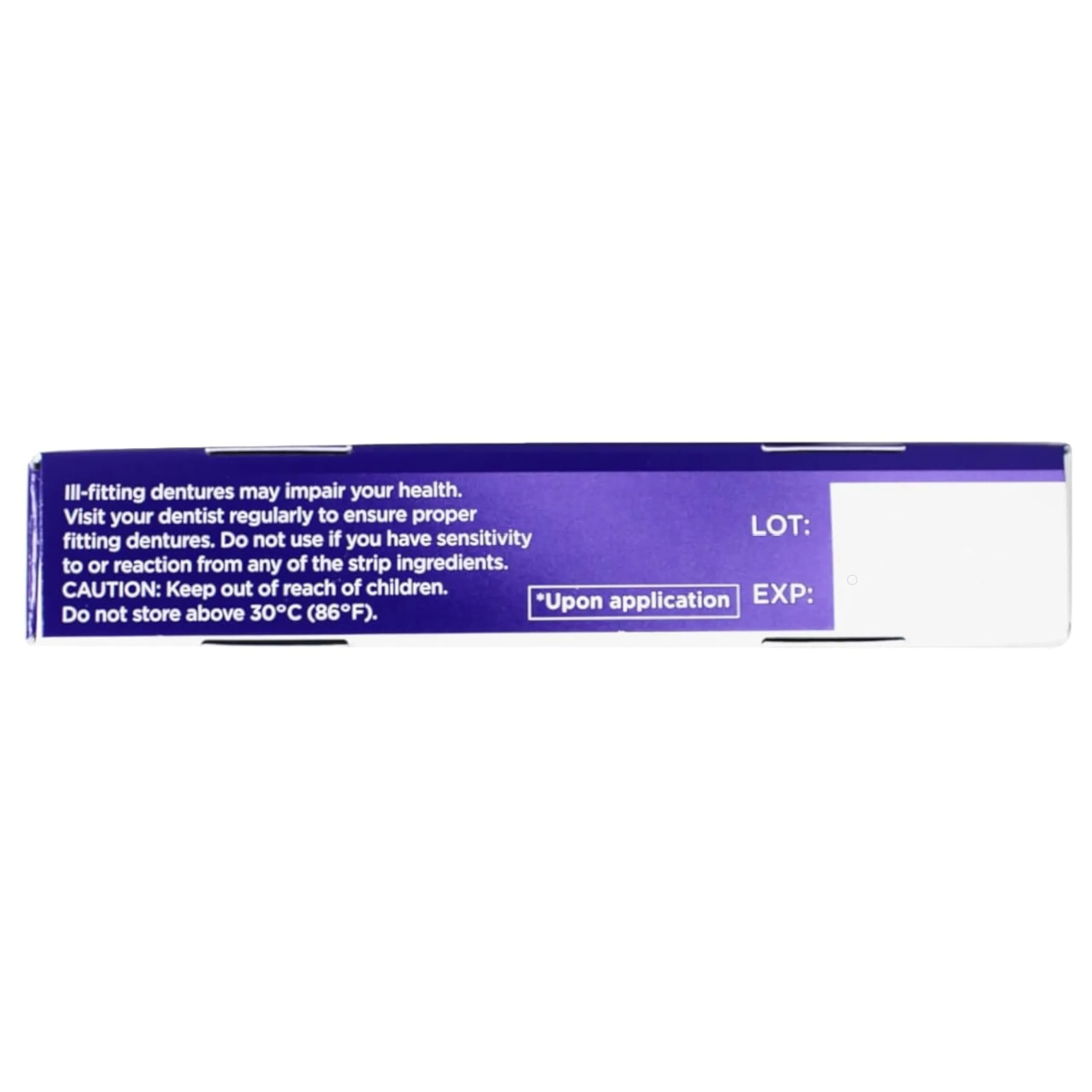 Super Poli-Grip Denture Adhesive Strips 40 Count | All-Day Comfort Seal - view 8